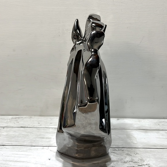 Glass Horse Sculpture silver Home Nordic Abstract Statue Animal Ornament Gifts - Picture 5 of 5